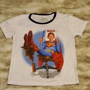 NWOT Mad T-shirt with Superman